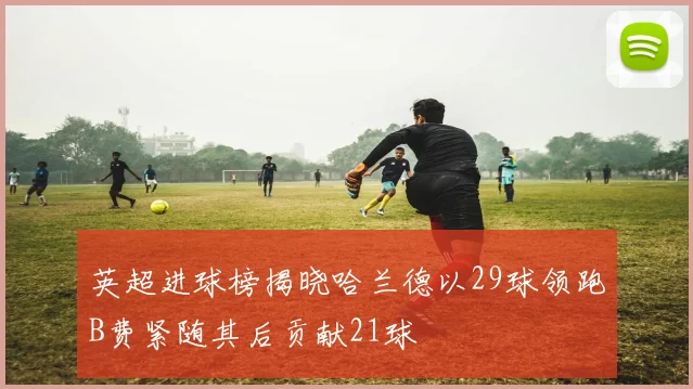 英超进球榜揭晓哈兰德以29球领跑B费紧随其后贡献21球
